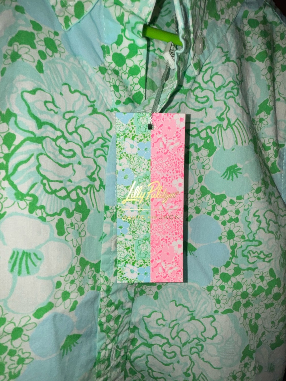 Lilly Pulitzer | Janie and Jack Boys Lavin Button Down Shirt - Picture 5 of 6
